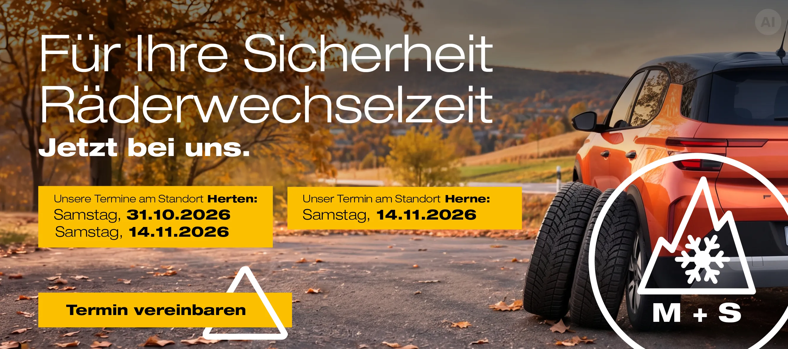 Raederwechsel Herbst 2026