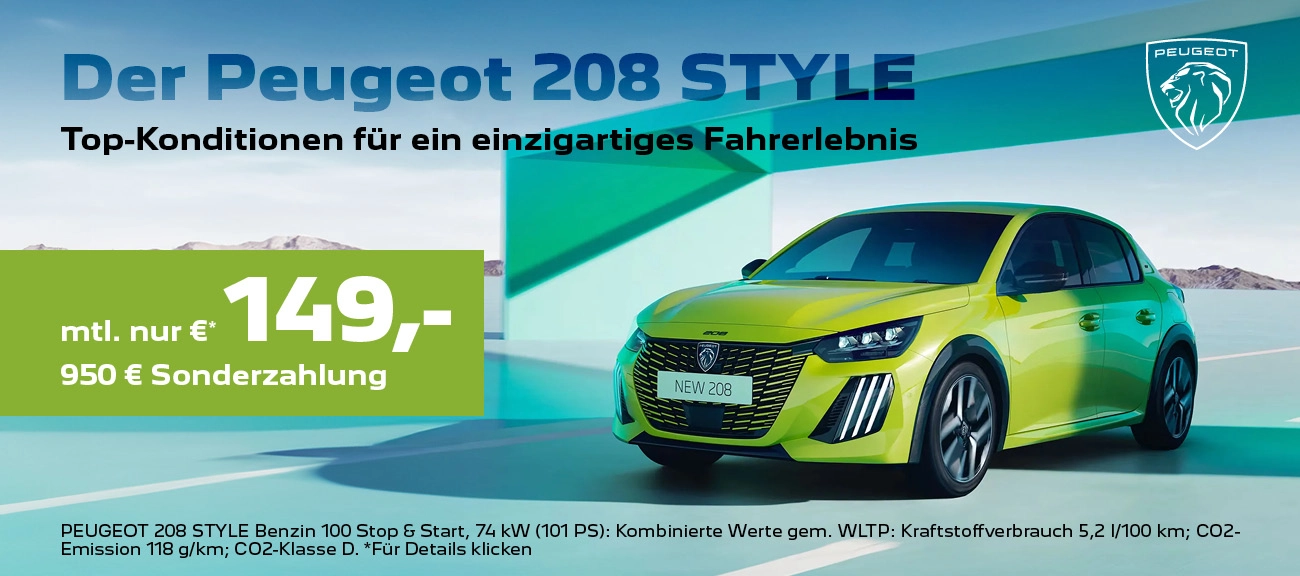 Peugeot 208 für Privatkunden