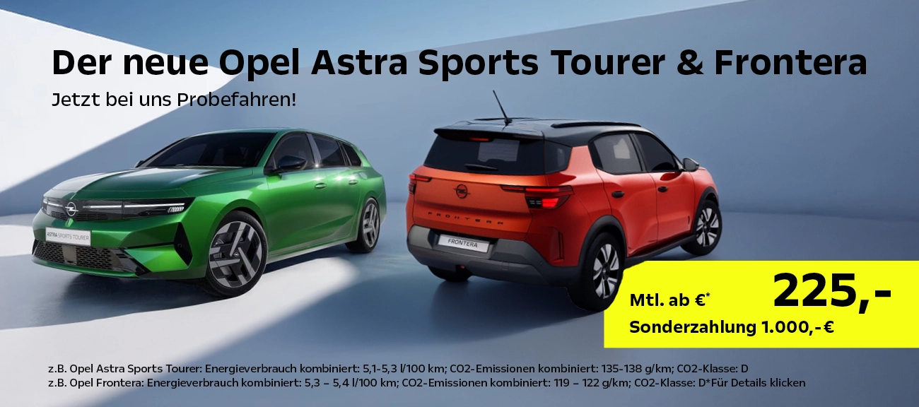 Der Neue Opel Astra ST & Frontera