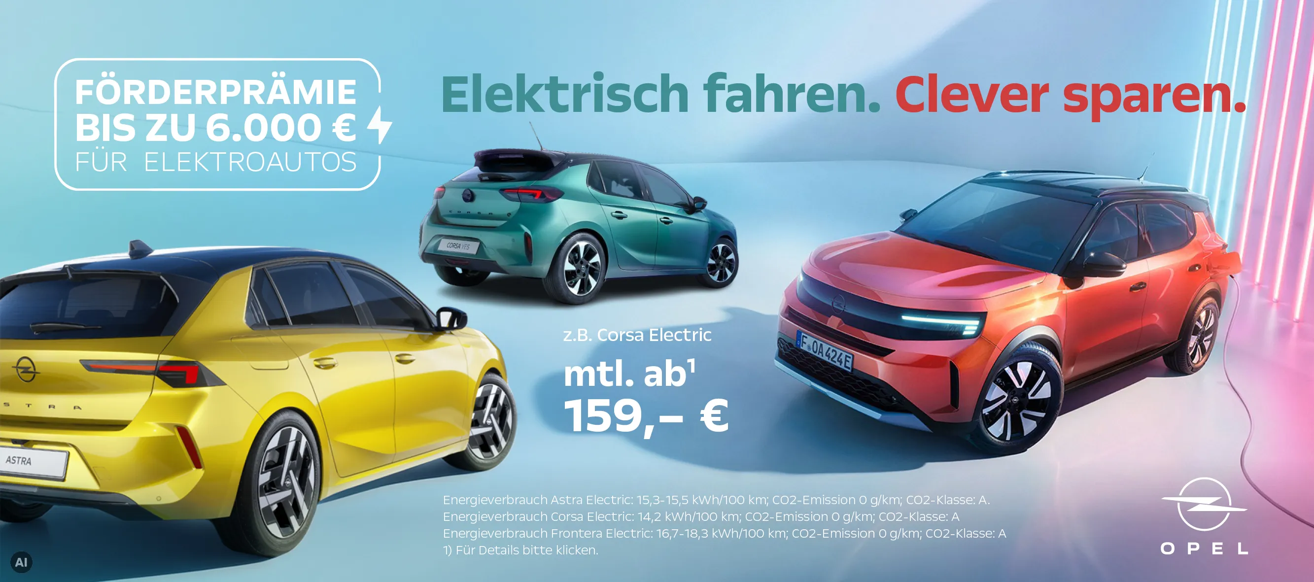 Opel E-Fahrzeug Förderprämie