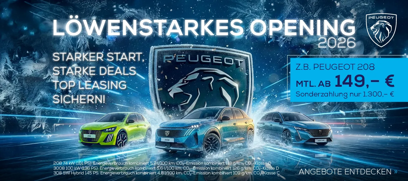 Slider Peugeot Opening 2026