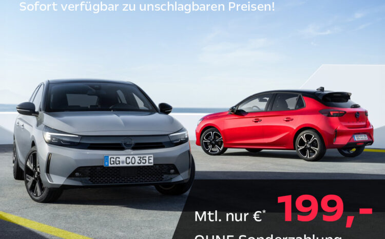  Corsa Lagerwagen Angebote
