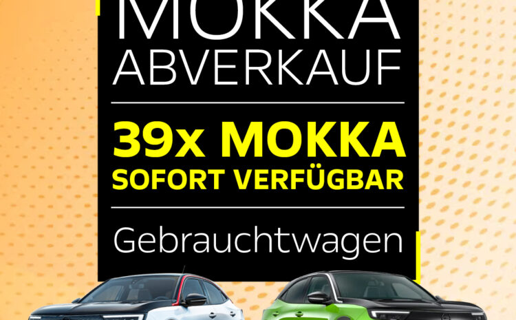  Mokka Abverkauf