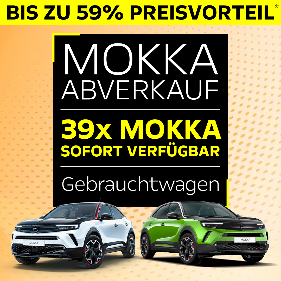 Mokka Abverkauf