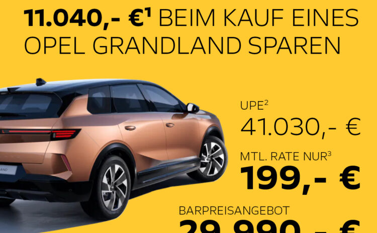  Opel Grandland Kracherangebot