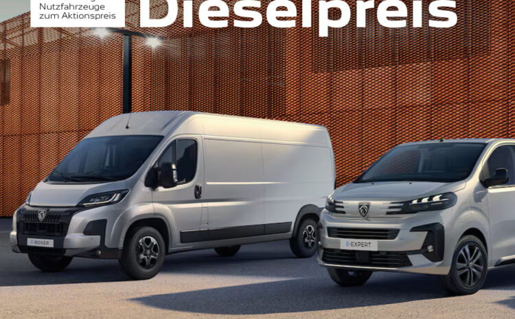  Peugeot NFZ Elektro zum Dieselpreis