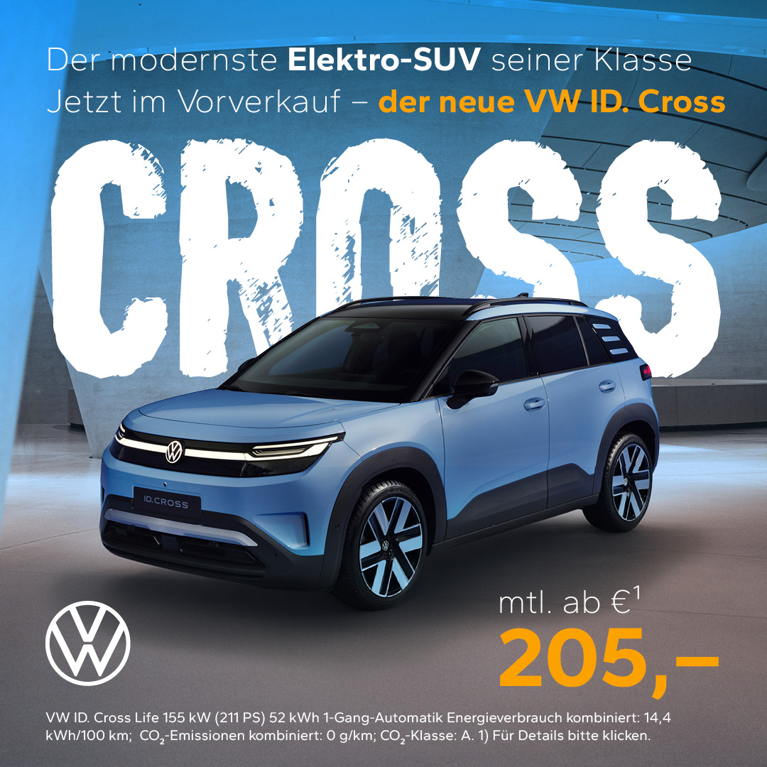 BEITRAGSBILD DER NEU VW ID CROSS