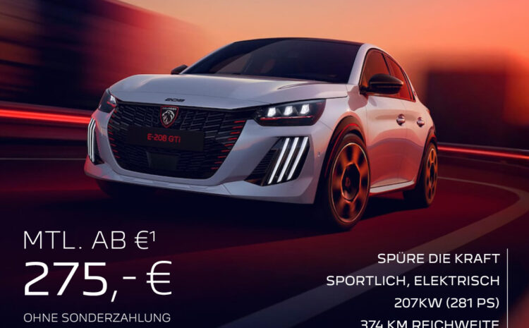 Neuer Peugeot E-208-GTI