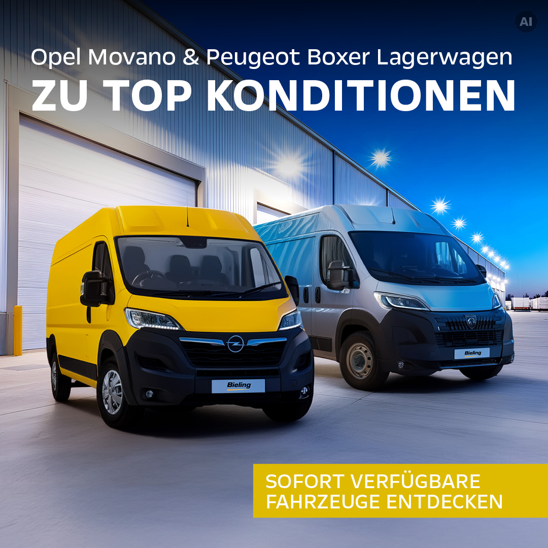 Opel Movano & Peugeot Boxer zu Top Konditionen