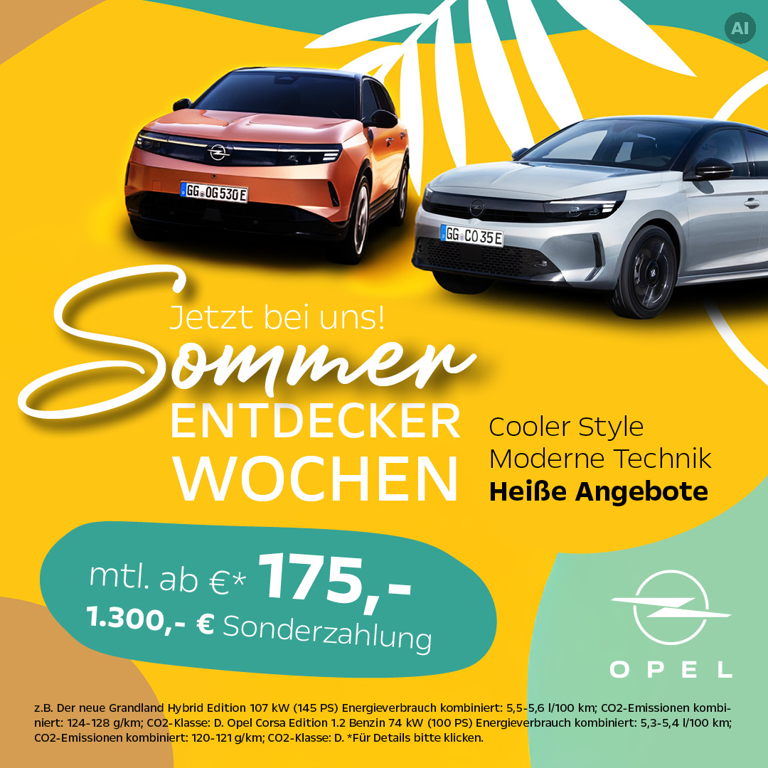 Opel Sommer Entdecker Wochen