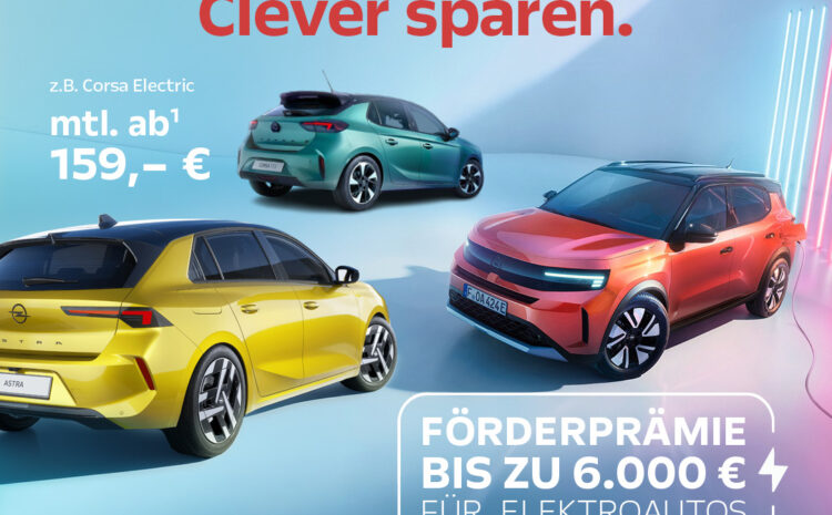  Opel E-Fahrzeug Förderprämie